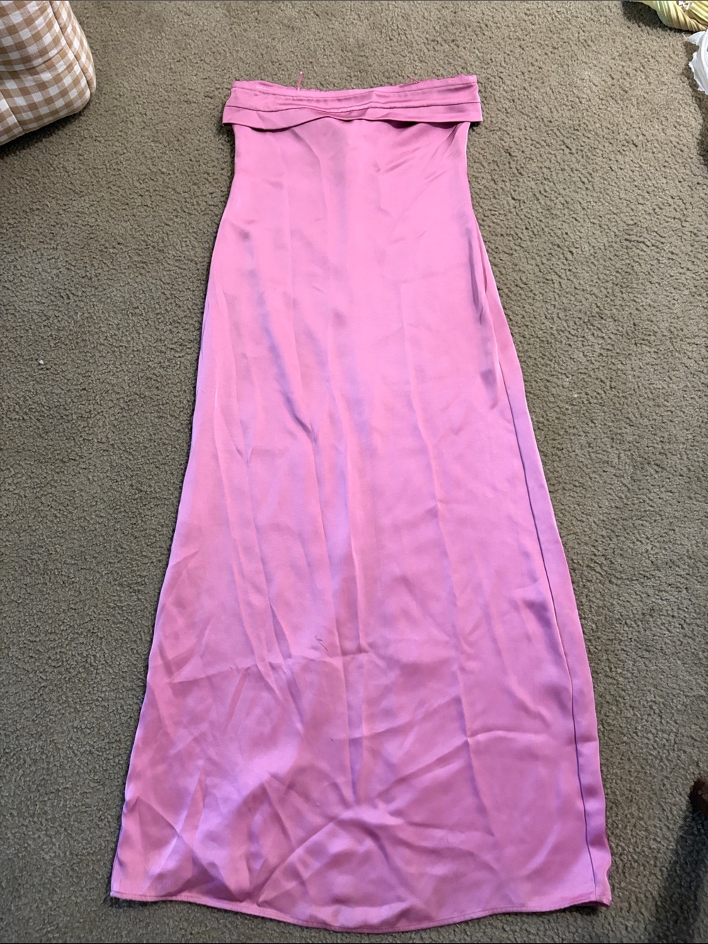 Nordstrom Strapless Pink Maxi Gown